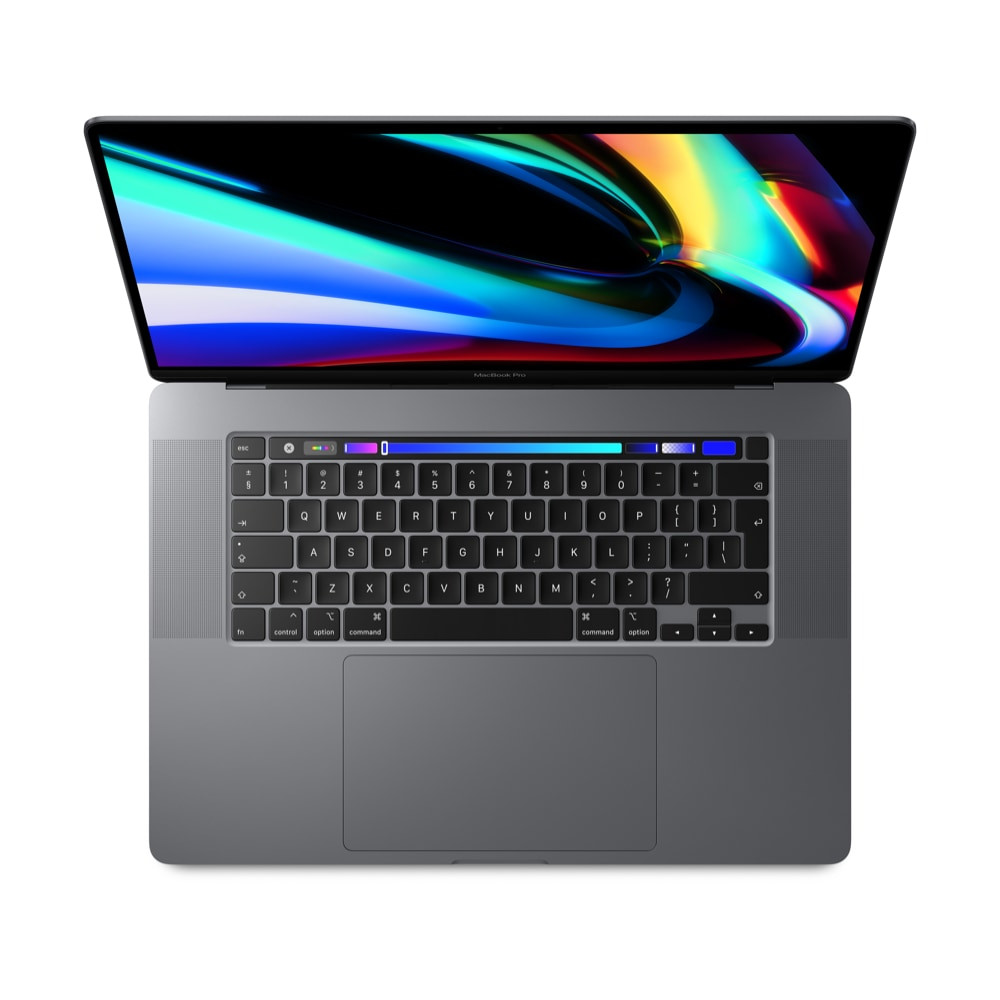 geluid B.C. Triatleet Zeer nette Refurbished MacBook Pro (2019) Touchbar - 16 inch - 2.4Ghz i9 -  64GB - 1TB SSD- AMD Radion Pro 5500M 8GB - 1 jaar garantie - Proresell